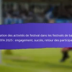 Accessibilité lors des Festivals Grassroots FIFA 2025 : Installations, Transports, Mesures d’inclusivité