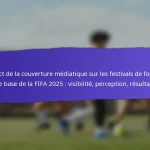 Influence des médias locaux sur la participation aux festivals de grassroots de la FIFA 2025 : couverture, promotion, impact
