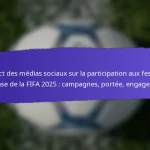 Métriques de succès pour les festivals de grassroots de la FIFA 2025 : participation, engagement, satisfaction