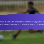 Métriques de succès pour les festivals de grassroots de la FIFA 2025 : participation, engagement, satisfaction