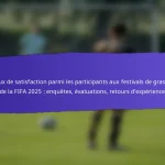 Accessibilité lors des Festivals Grassroots FIFA 2025 : Installations, Transports, Mesures d’inclusivité